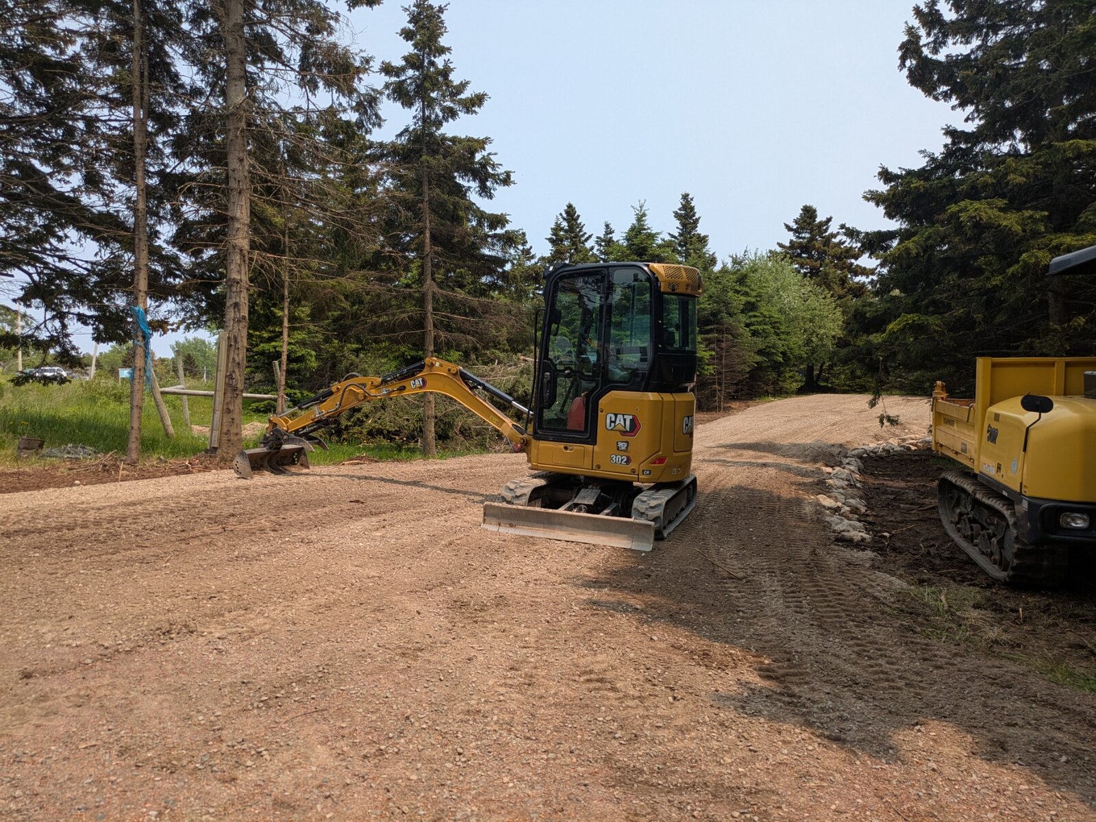 Shoreline Dirtworks equipment preparing a coastal tourism property